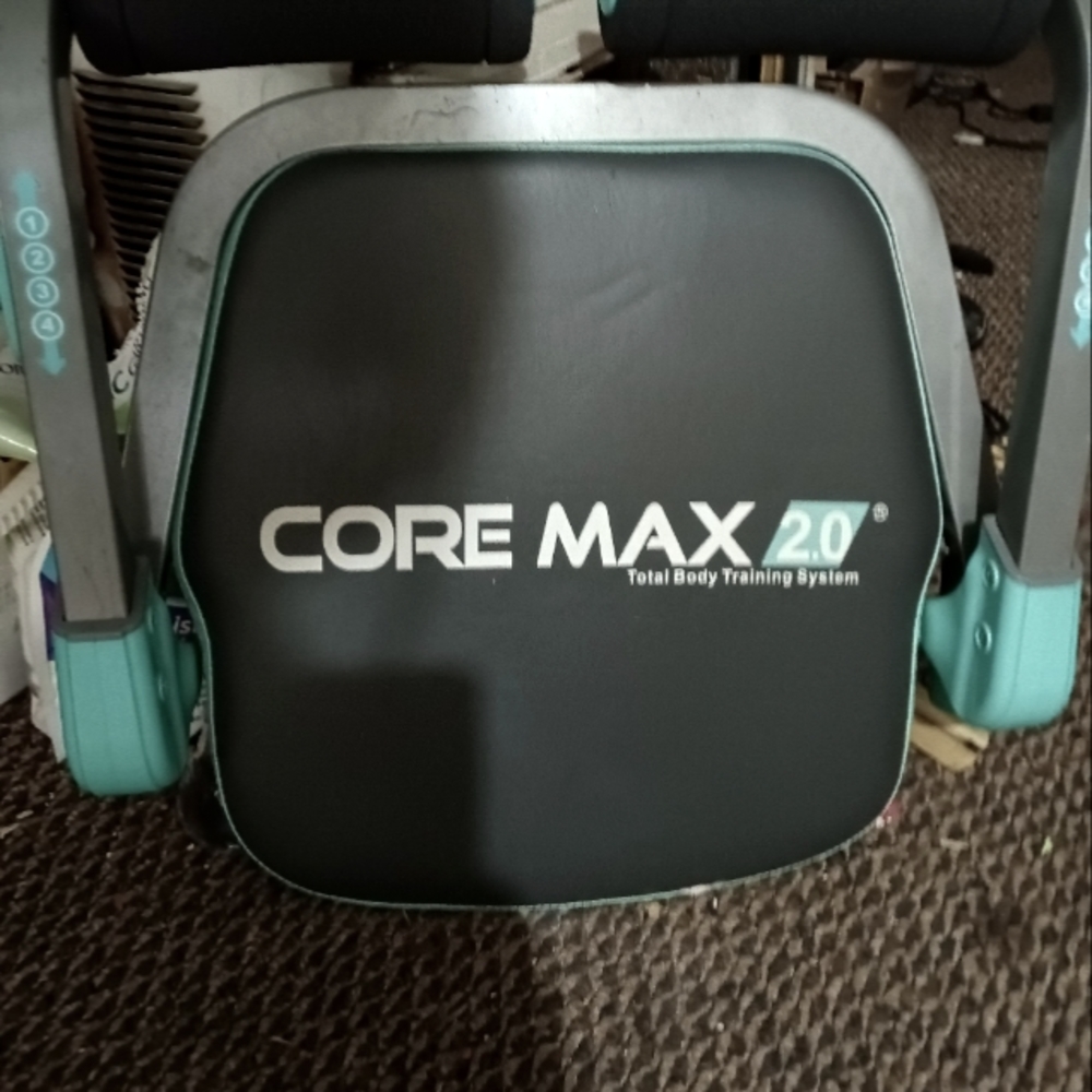 Core max workout machine w/ brand new belly wrap